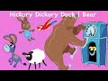 Hickory dickory dock bear  hickory dickory dock  english nursery rhymes  baby song  kids song