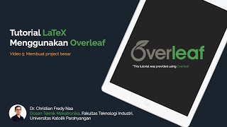 Tutorial LaTeX Overleaf, Video 5 - Membuat project besar screenshot 2