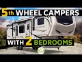 5th Wheel Camper Tour - Awesome 2021 5th Wheels with 2 Bedrooms