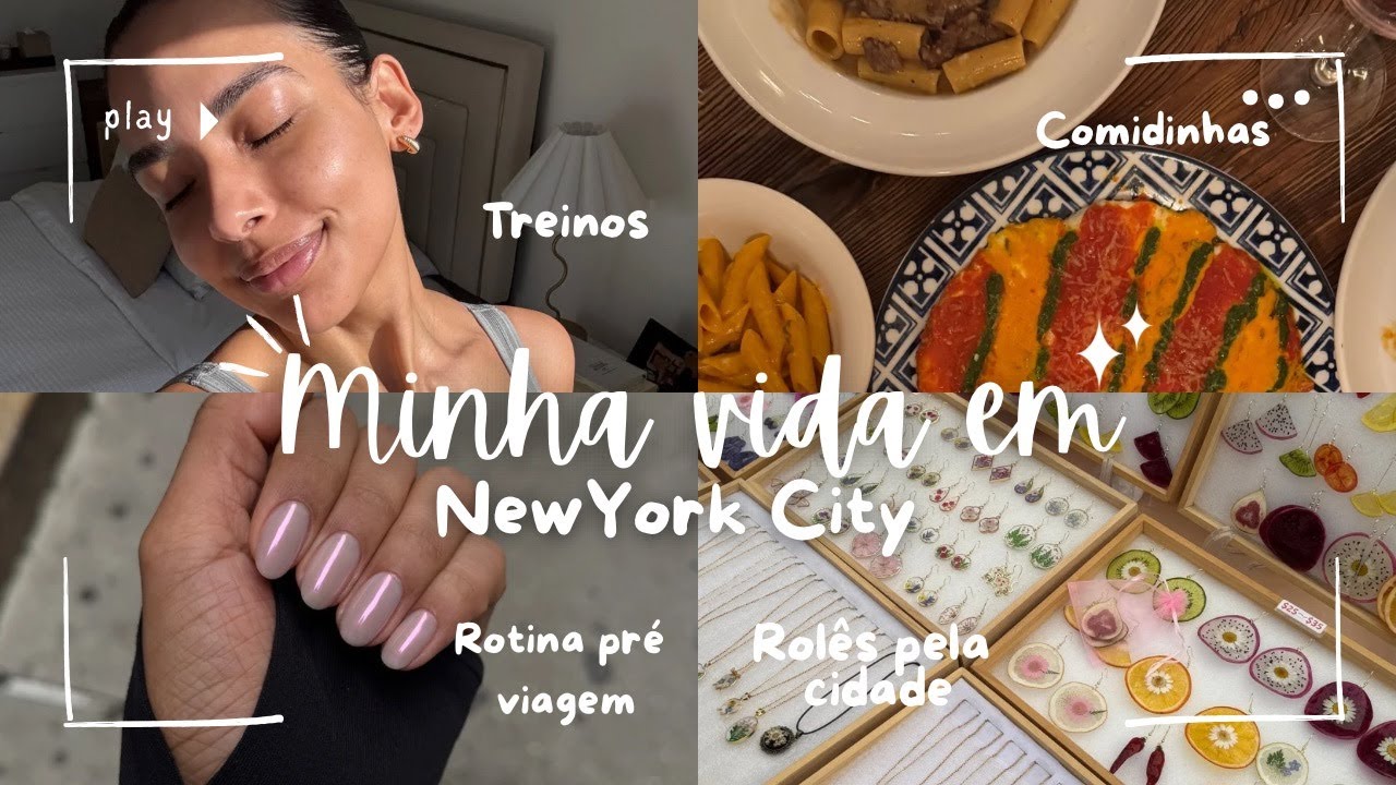 MINHA VIDA EM NYC | preparação para viajar, feirinha de rua e rotina em casa