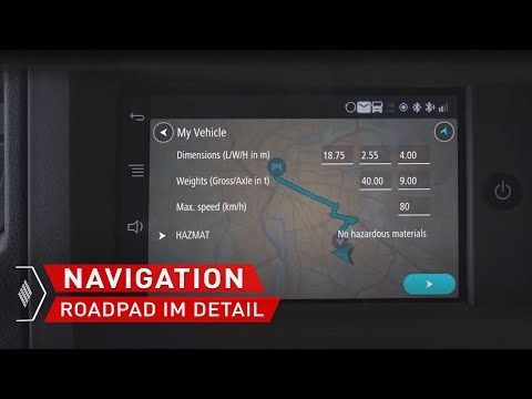 Roadpad im Detail: Navigation | RENAULT TRUCKS