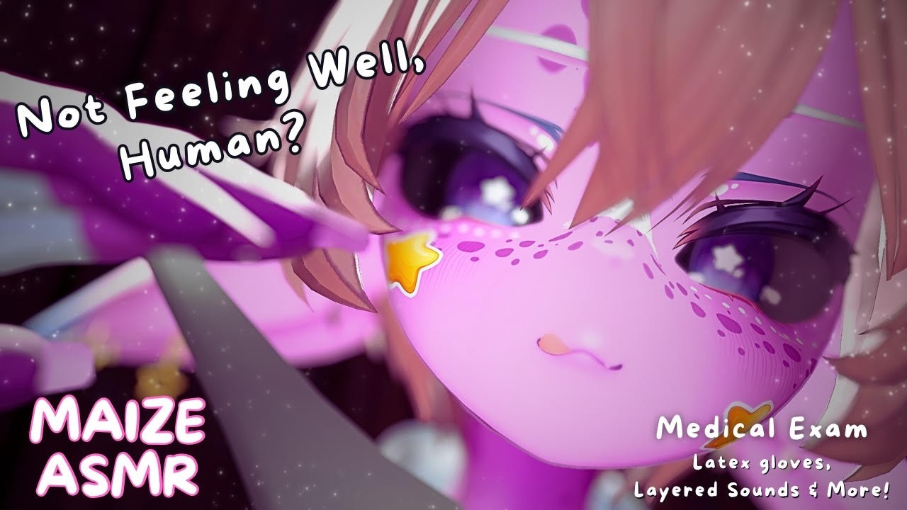 VRChat ASMR | Cosy Alien Medical Exam | Gentle Latex Glove Sounds & Up-Close Diagnosis