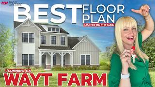 BEST Floor Plans in Cumming GA! | Taylor Morrison Wayt Farm Tour | Master On Main