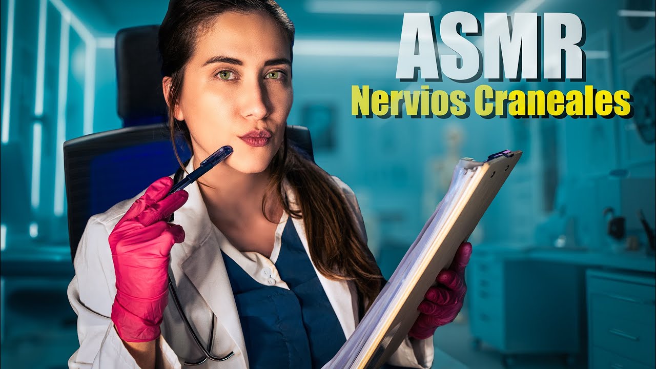 ASMR de NERVIOS CRANEALES como ningún otro: Completo, realista y relajante | ASMR español with Sasha