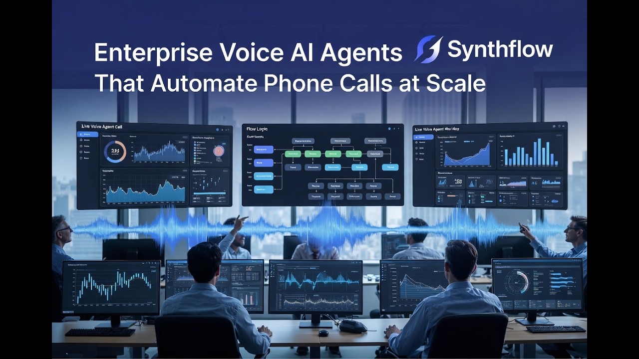 신스플로우 Synthflow enterprise voice AI agent workflow and call automation architecture