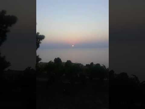 O amanhecer na