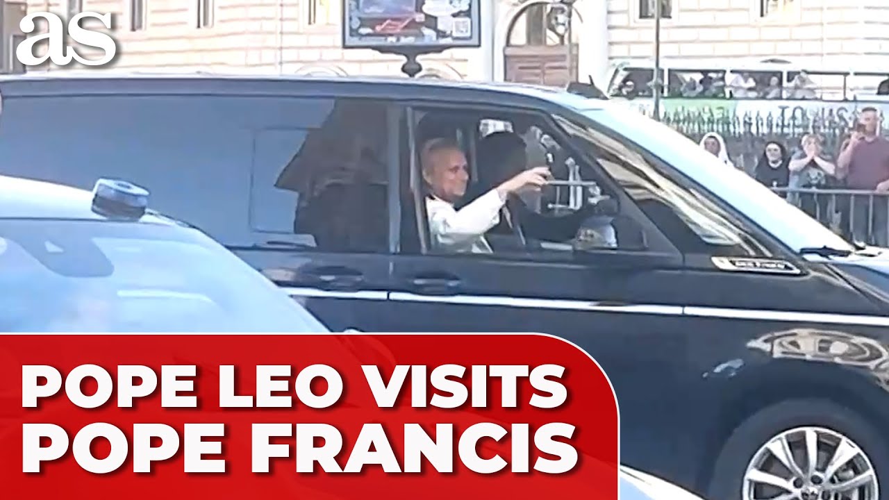 POPE LEO XIV visits ST. MARY MAJOR, where POPE FRANCISCO is buried