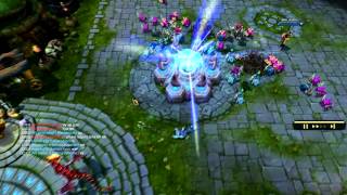 League Of Legends - Vladimir Bug Stand in fountain!