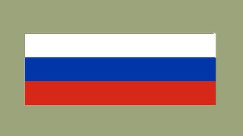 Russia, Draw Flag of Russia using Python Turtle Graphics