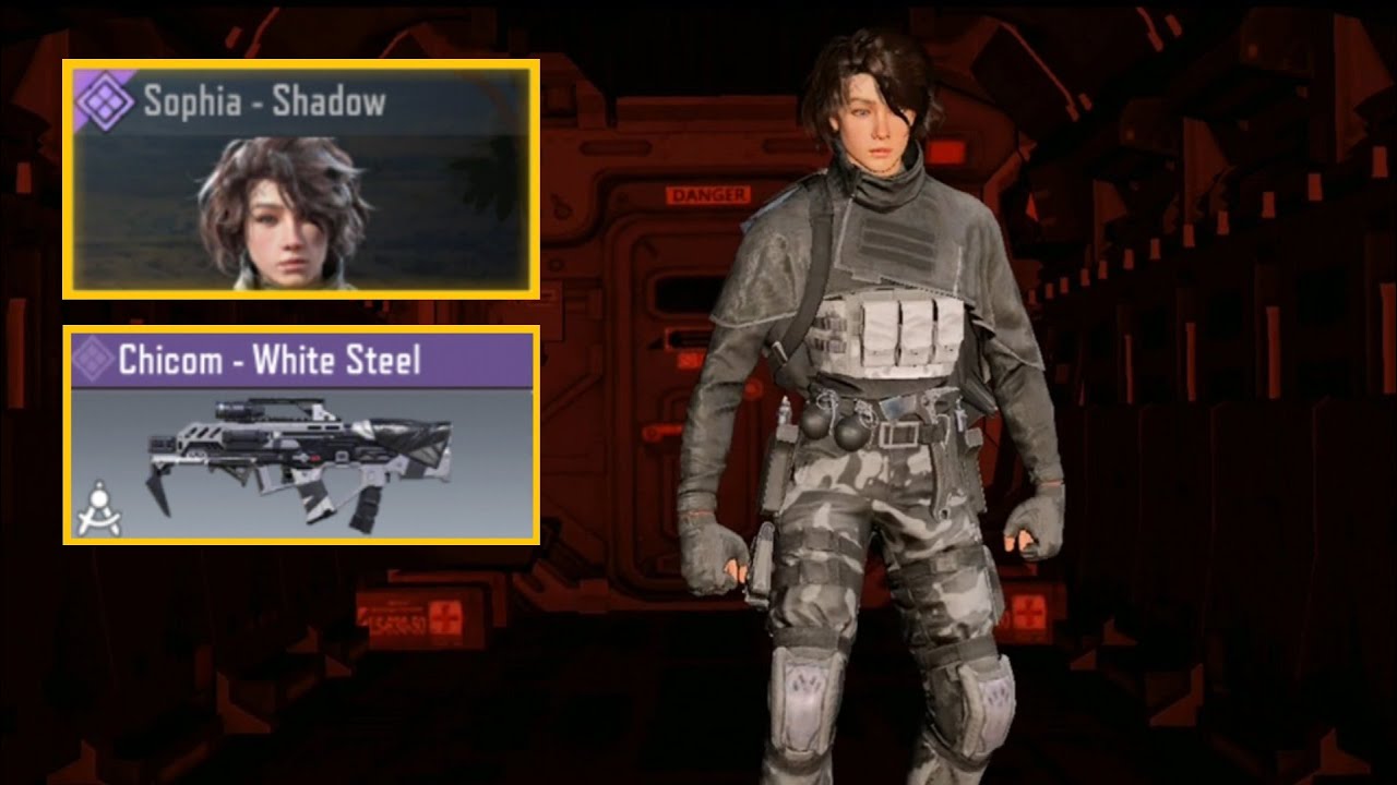 Call Of Duty Mobile - Sophia Shadow + Chicom White Steel (GAMEPLAY!)