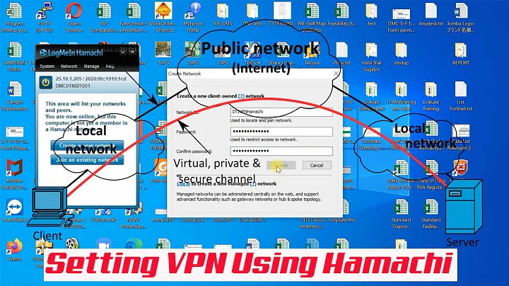 Setting VPN with Hamachi