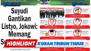 Suyudi Gantikan Listyo, Jokowi: Memang Sudah Saatnya