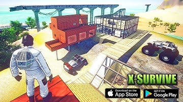X Survive: Building Sandbox / Creative Open World Crafting & Building / FREE iOS & Android Games