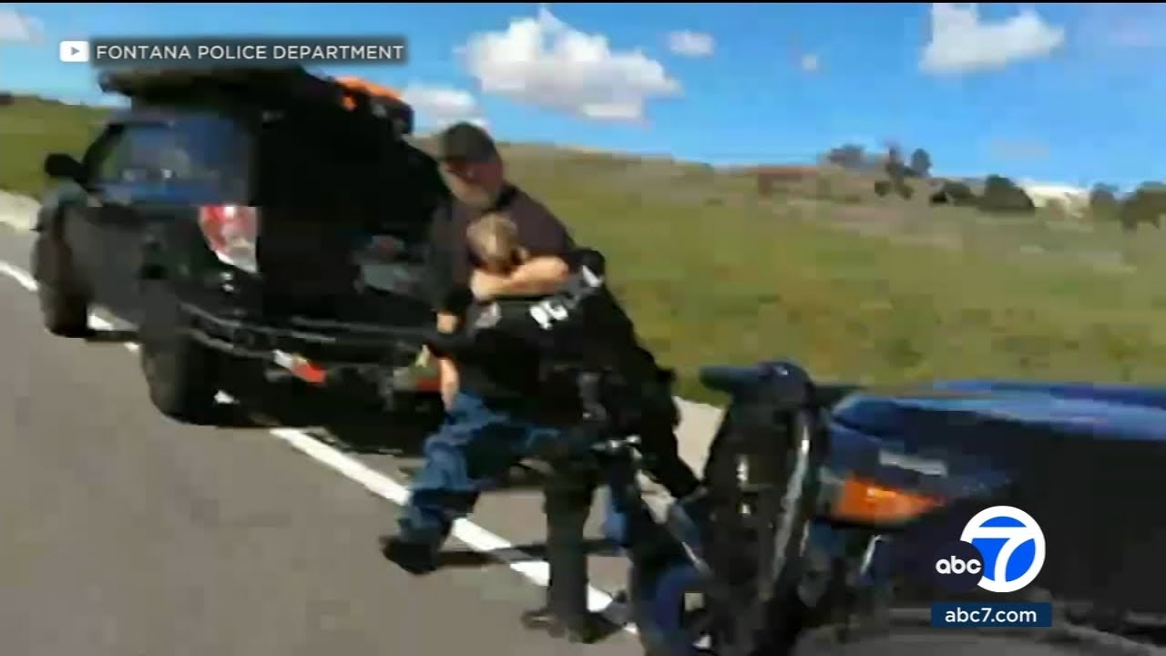 Man steals LAPD patrol vehicle with officer still inside