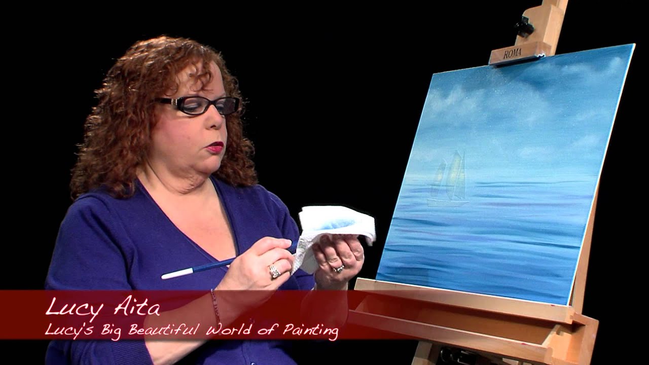 Lucys Big Beautiful World of Painting, Sailboat Scene ...