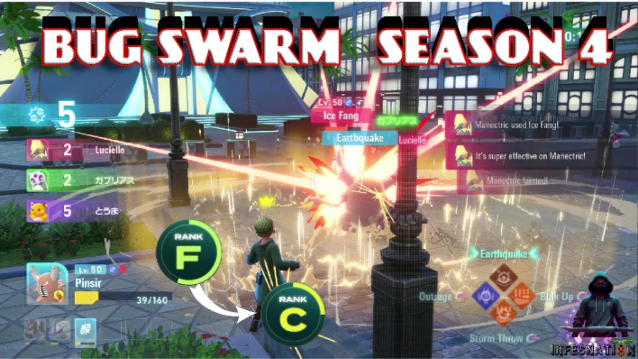 SURVIVING THROUGH RANK F - C WITH MY MONO BUG TEAM! | Pokemon Legends Z-A Ranked Ladder Season 4 |