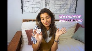 ColourPop Waffle Highlighter Trio Review