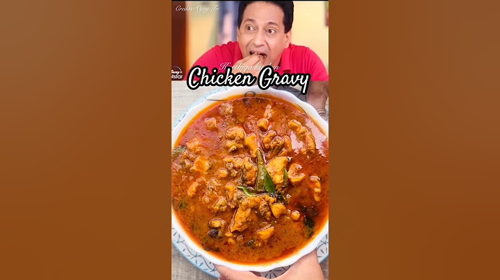 Baakiyalakshmi Serial Famous Chicken Gravy | #chickengravy #shorts