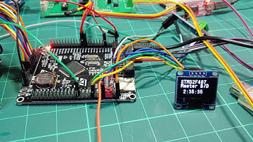 STM32F407 + ILI9486 TFT LCD + SSD1306 OLED