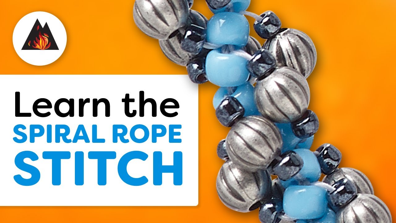 How to Create a Spiral Rope Stitch 📿 YouTube