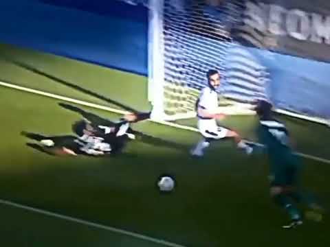 هدف المنتخب العراقي الاولمبي الاول على الكويت عن طريق منتظر محمد