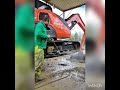 Super Satisfying pressure washer cleaning! (Extremely muddy excavator)