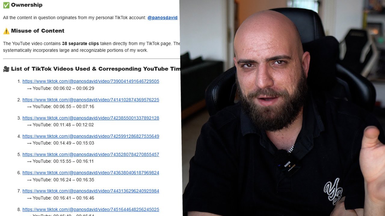 Ο PANOS DAVID ΠΡΟΣΠΑΘΗΣΕ ΝΑ ΜΟΥ ΡΙΞΕΙ ΤΟ ΒΙΝΤΕΟ..