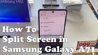How to split screen in Samsung Galaxy A71  / A71 5G | Samsung Split Screen screenshot 2