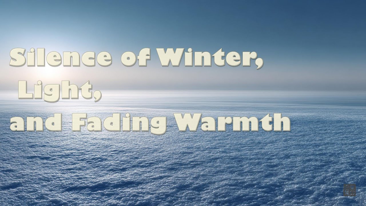 Watch Silence of Winter, Light, and Fading Warmth(A Minimal Winter Symphony Film) on YouTube Watch Silence of Winter, Light, and Fading Warmth(A Minimal Winter Symphony Film) on YouTube