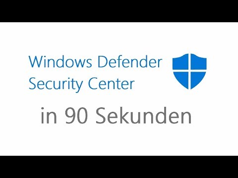 Microsoft Bildung - Erklärvideo: Windows Defender Security Center in 90 Sekunden