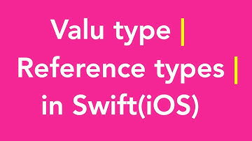 27-Value Type | Reference Type | Class | Struct | in Swift Language | iOS | iPhone | iPad |