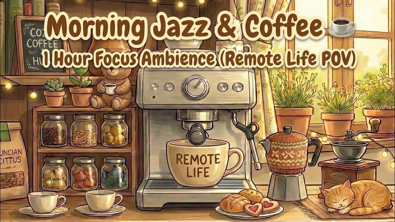 Upbeat Morning Jazz ☕ POV Breakfast & Coffee for a Productive Day