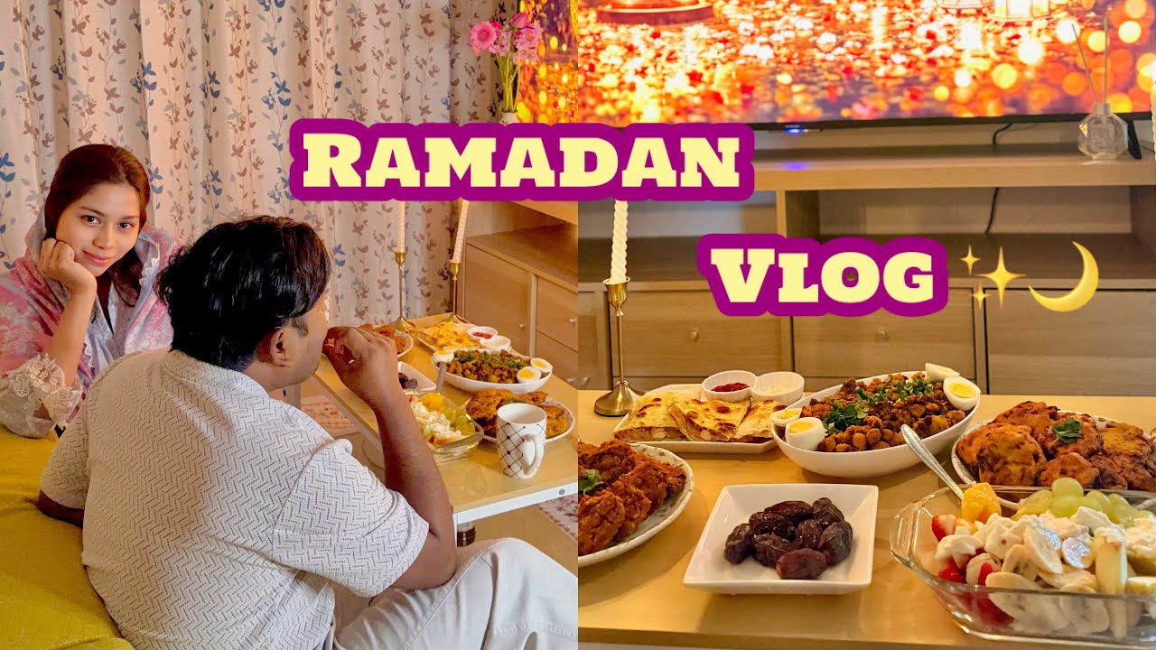 My first day of Ramadan with my husband 🌙✨🕊️#skincare #dailyroutine #vlog #ramadan 