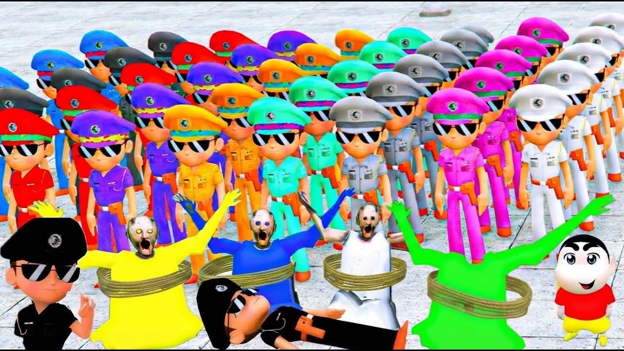 😁🤣 LITTLE SINGHAM Run For House, Granny Want to Catch Us | GTA 5 Gameplay