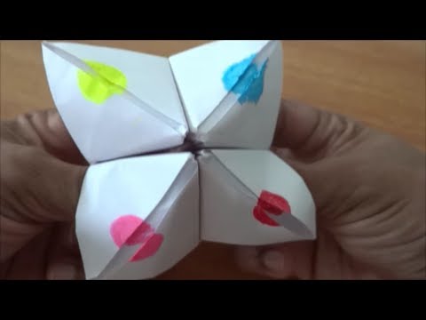 How to make a Paper Fortune Teller