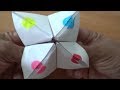 How To Make A Paper Fortune Teller 