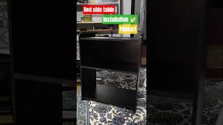 Bed side table💯 flipkart buy! #bedsidetable #goa wood mine engineer wood bedside table