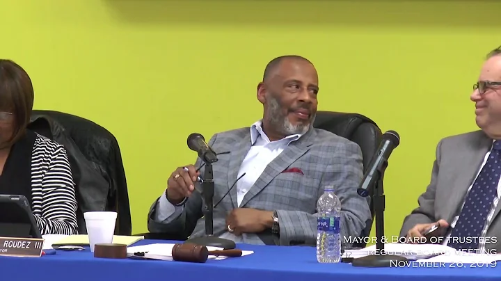 Mayor & Board of Trustees Regular Board Meeting