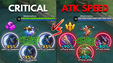 Claude Critical Build vs Claude Attack Speed Build