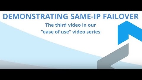 Ease of Use Video Series 3) Same IP Failover - Multapplied Networks - Bonded Internet