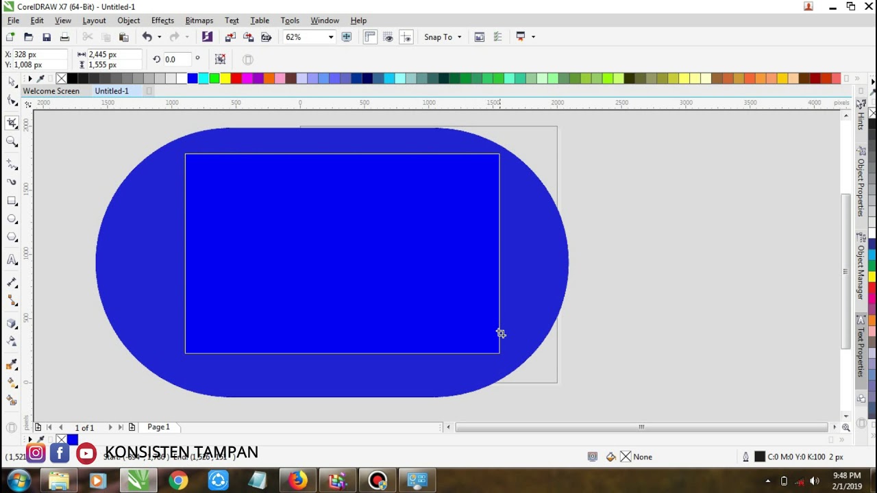 cara crop gambar di quantum gis