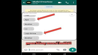 Cara Mengetahui Pesan Whatshap yang Telah di Hapus Pacar ||TUTORIAL ANDROID screenshot 3