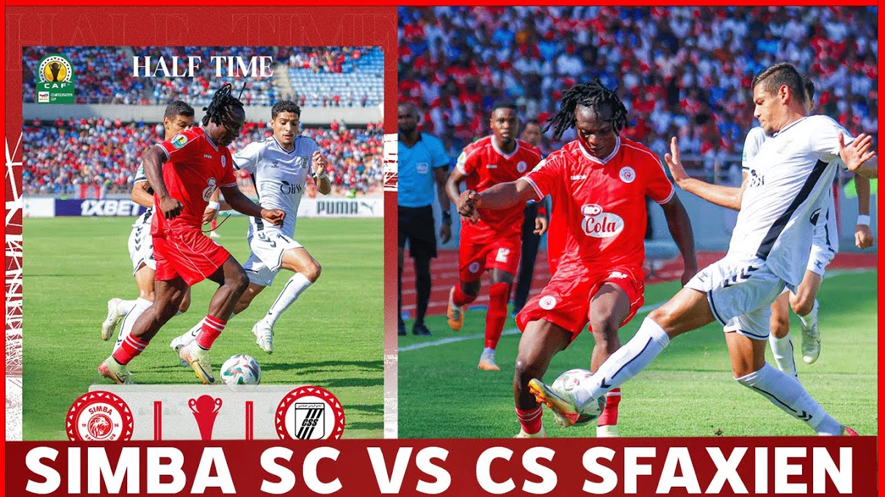 🔴#LIVE SIMBA SC vs CS SFAXIEN [ 1-1 ] CAF CONFEDERATION CUP 2024 - YouTube