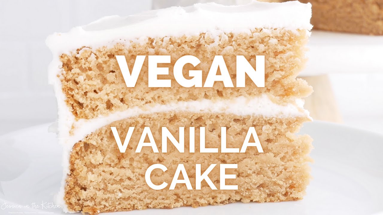 ЛУЧШИЙ ВЕГАНСКИЙ ВАНИЛЬНЫЙ ТОРТ | ПЫШНЫЙ И ВЛАЖНЫЙ | простые рецепты веганских десертов