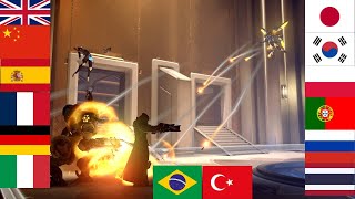 Overwatch - Pharahs Ultimate in ALL Languages!