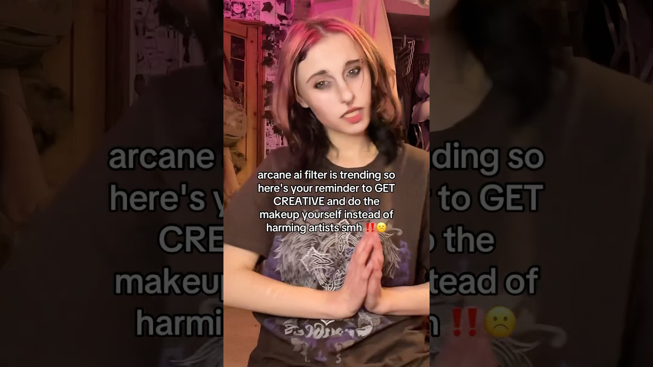 the filter is bad! #makeup #makeuptutorial #mua #makeupshorts #arcane #leagueoflegends #league #jinx
