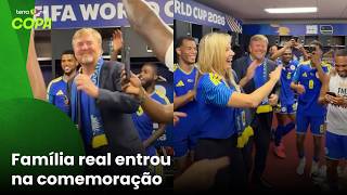 Rei e rainha da Holanda caem na dança com jogadores de Curaçao após empate histórico na Copa