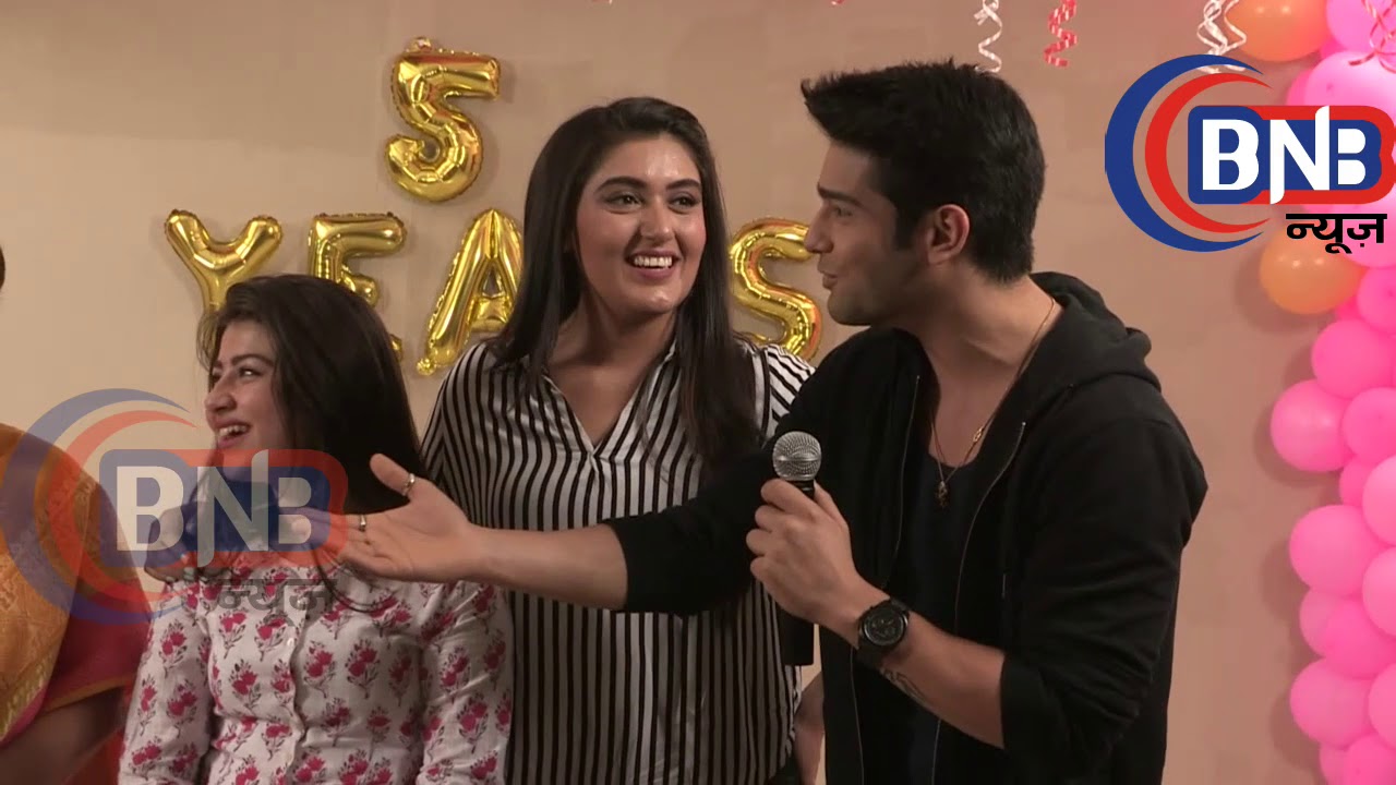 Yeh Hai Mohabbatein,Divyanka Tripathi ,Karan Patel  team crew  Celebrate 5 Years success