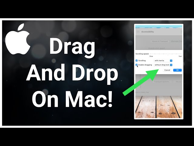 How To Drag & Drop Files On Mac - YouTube