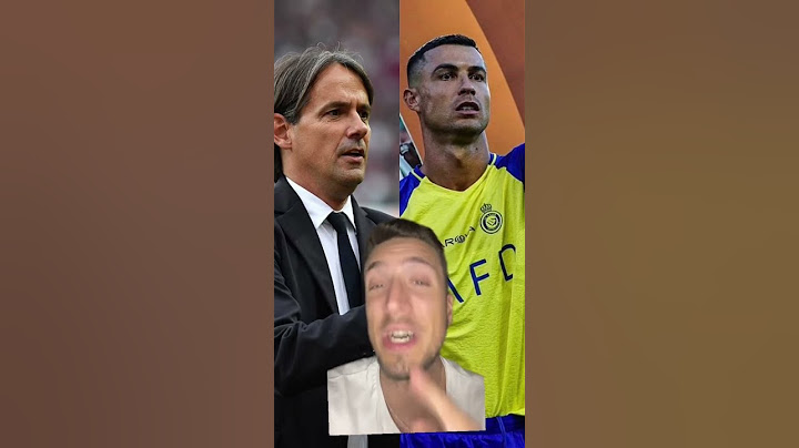 INZAGHI INCONTRA CR7 E SENTITE COSA GLI DICE 😂 #calcio #cr7 #inter #inzaghi